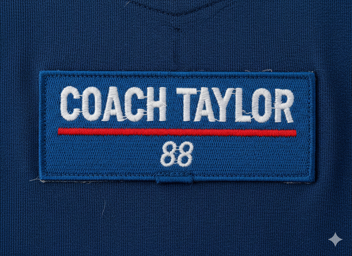 Woven name patch