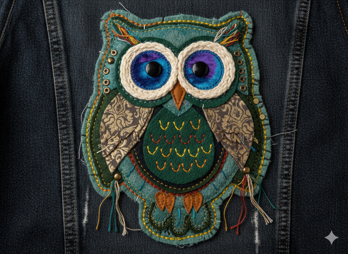 Appliqué design patch